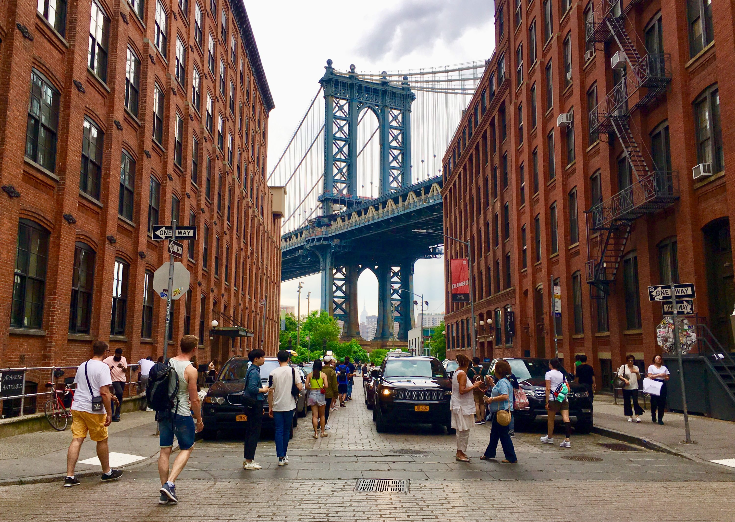 Washington Street with Manhattan Bridge