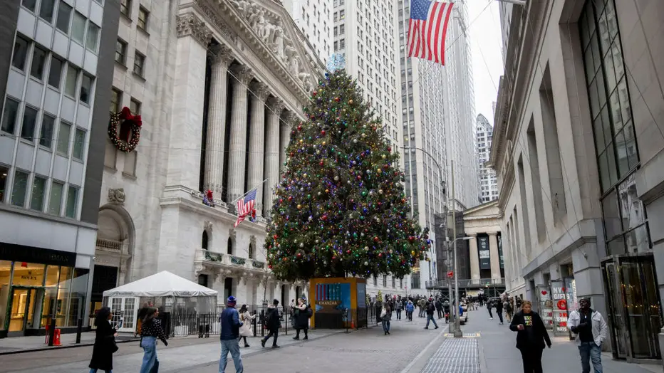 Wall Street Christmas Tree